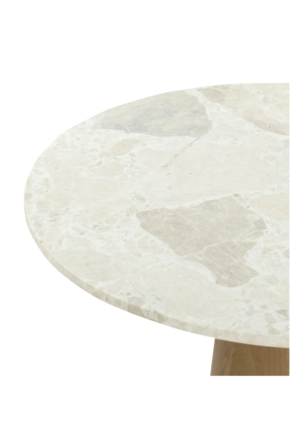 Luxury Round Marble Coffee Table Modern Italian Style for Villa