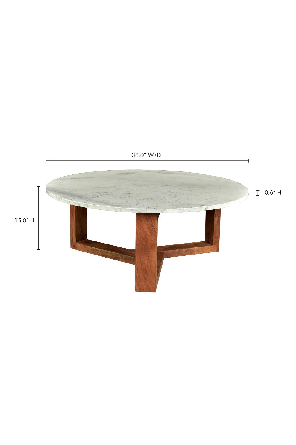 Luxury Round Marble Coffee Table Modern Italian Style for Villa