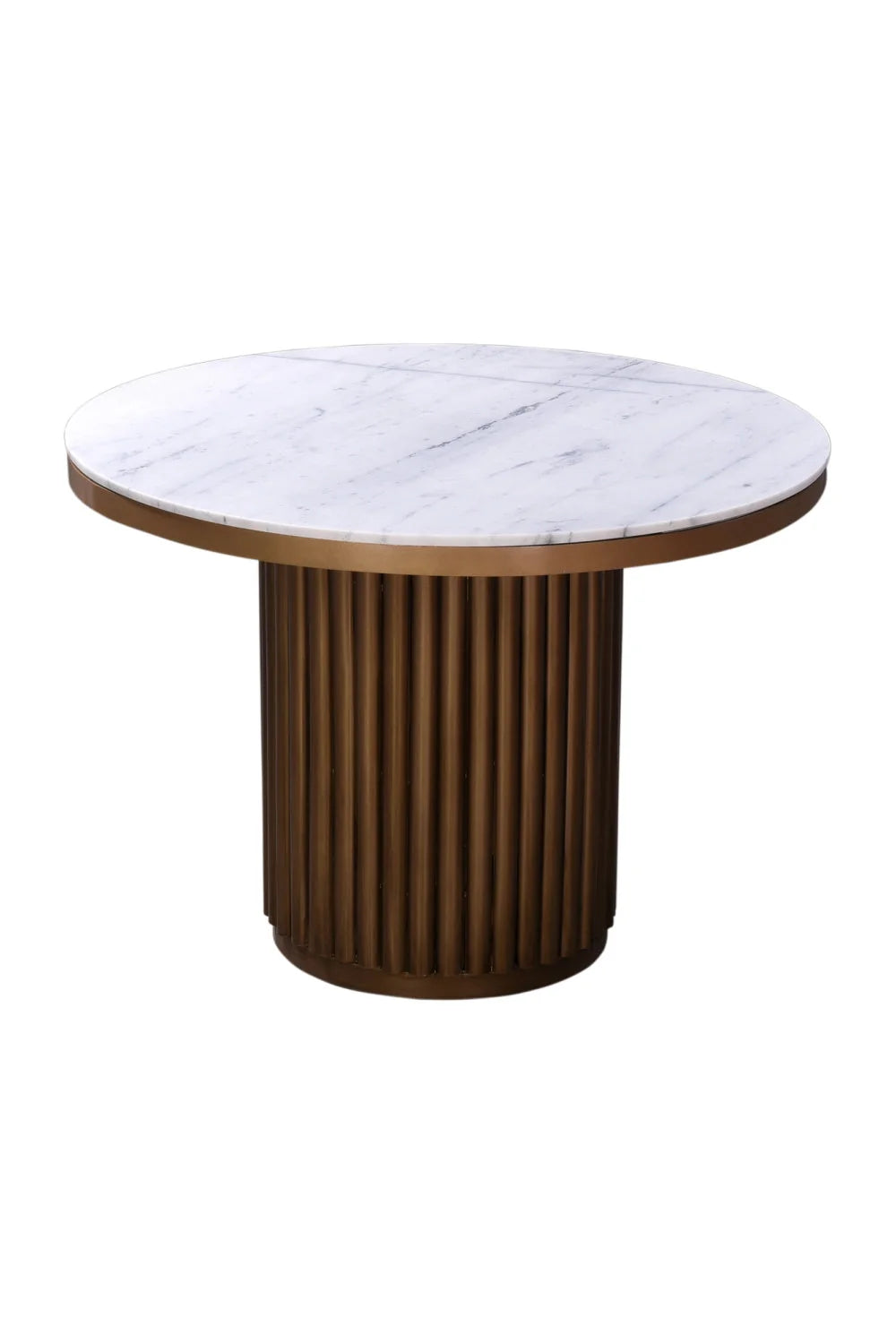 Luxury Round Marble Dining Table Modern Italian Style for Villa