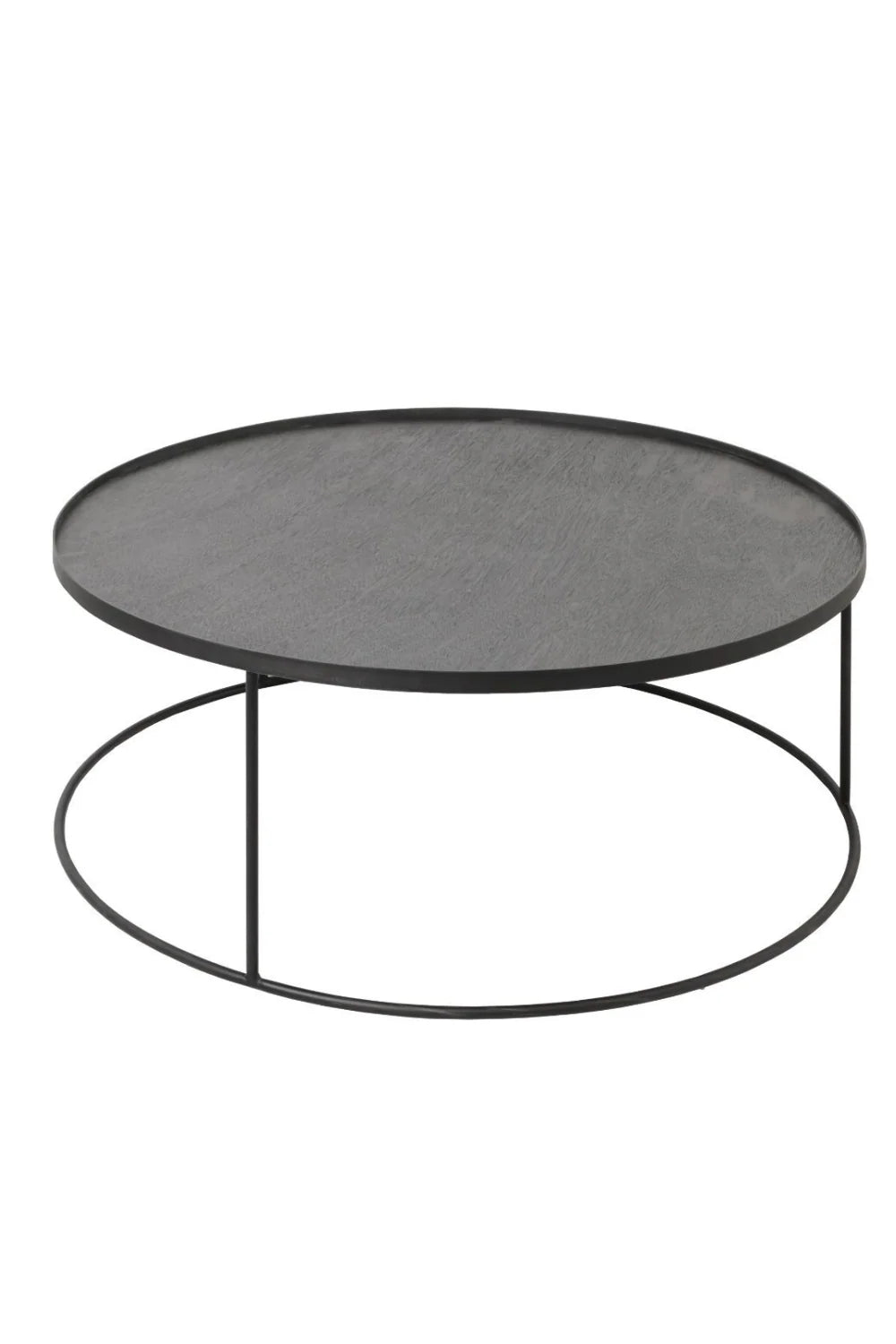 Luxury Round Metal Coffee Table Modern Italian Style for Villa
