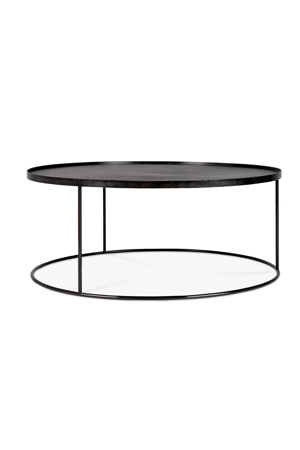 Luxury Round Metal Coffee Table Modern Italian Style for Villa