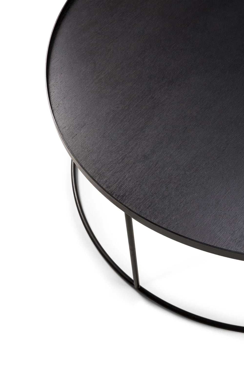 Luxury Round Metal Coffee Table Modern Italian Style for Villa