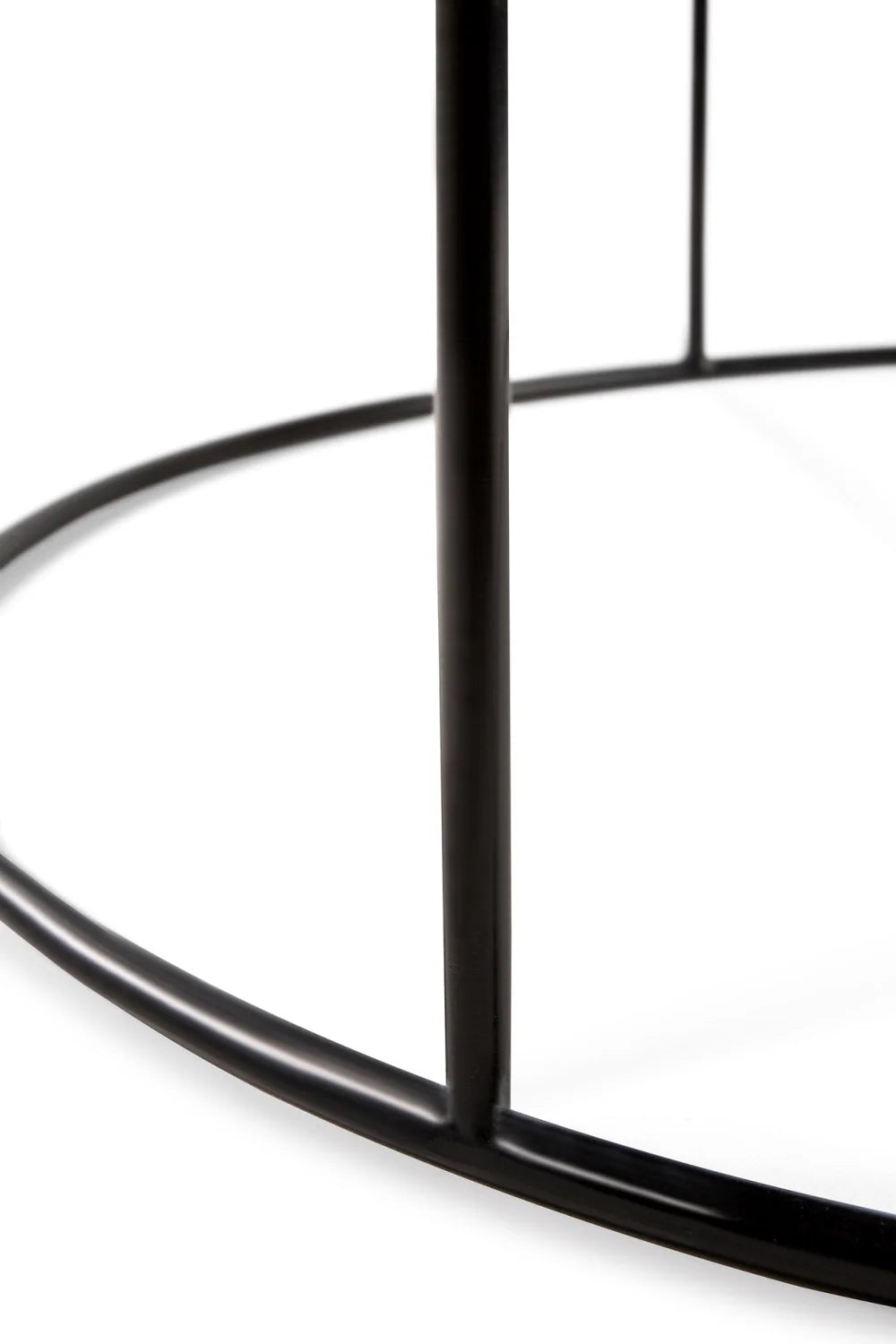 Luxury Round Metal Coffee Table Modern Italian Style for Villa
