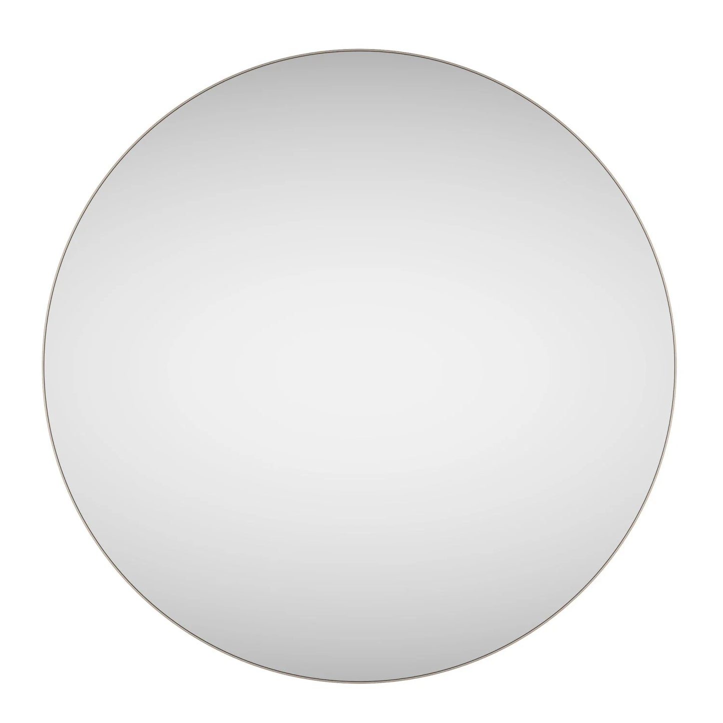 Luxury Round Mirror Top Dining Table Modern Italian Style for Villa