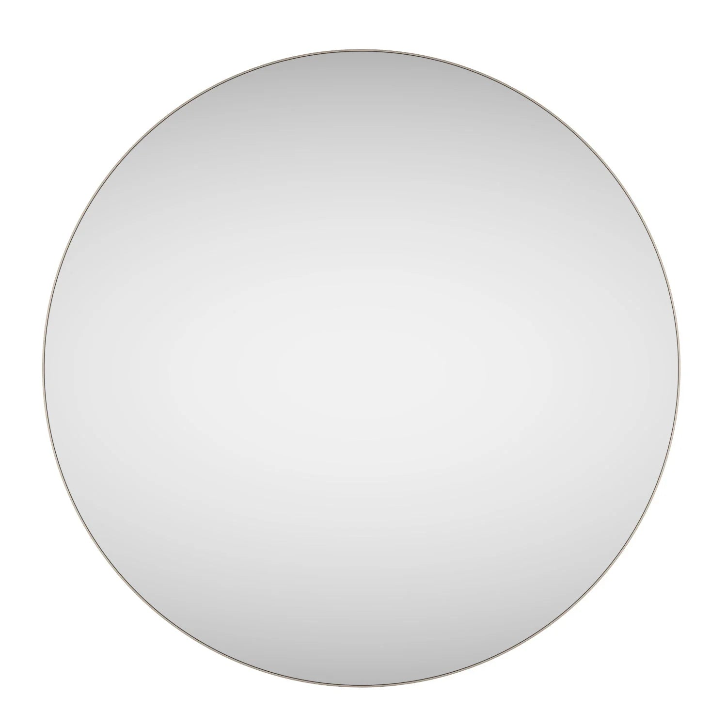 Luxury Round Mirror Top Dining Table Modern Italian Style for Villa