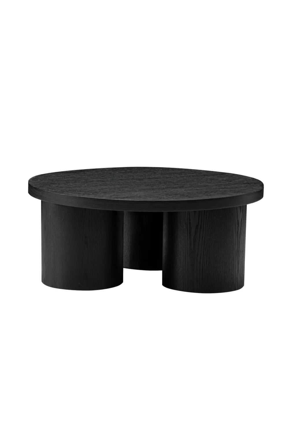 Luxury Round Oak Coffee Table Modern Italian Style for Villa