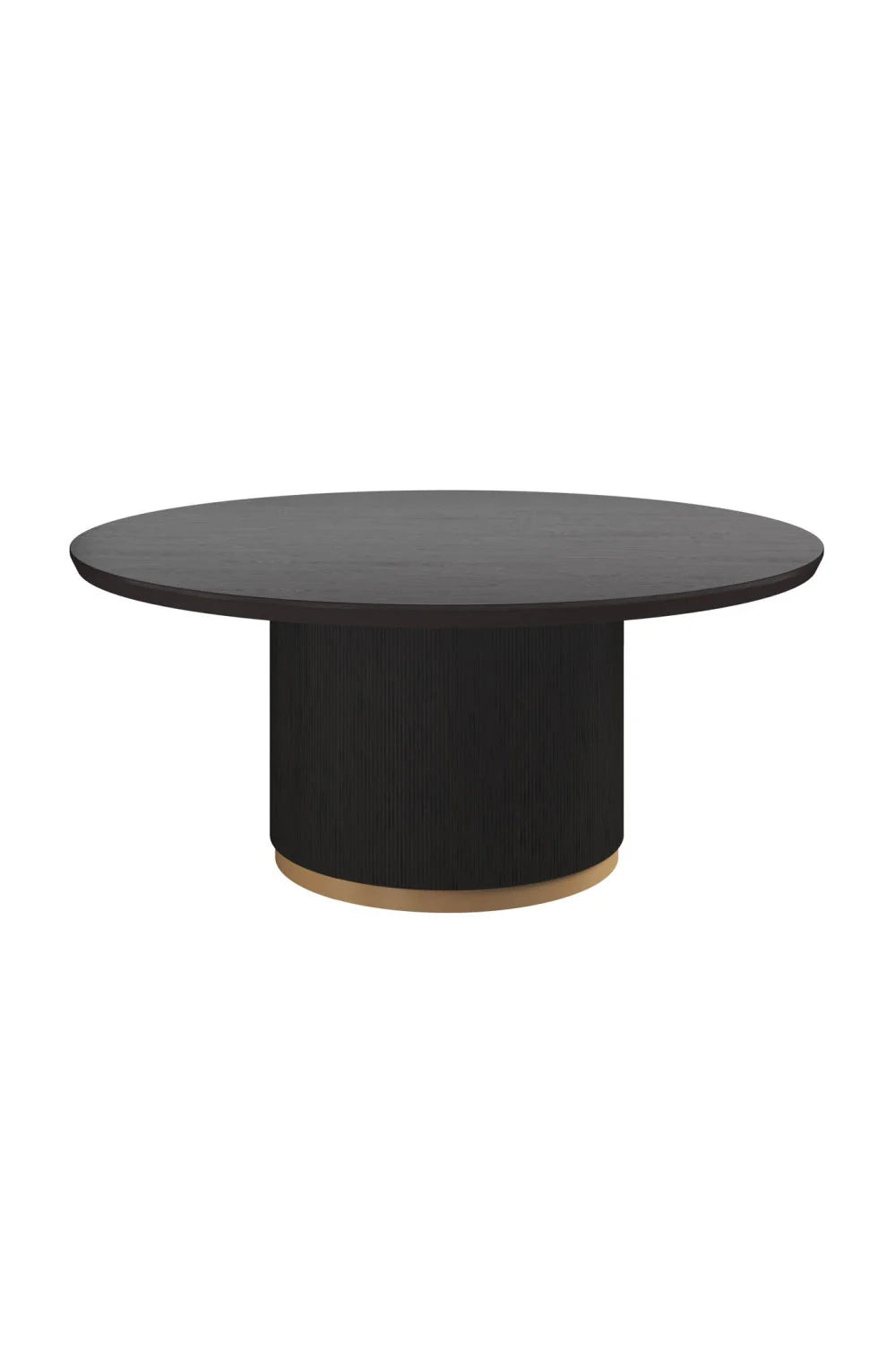 Luxury Round Oak Dining Table Modern Italian Style for Villa