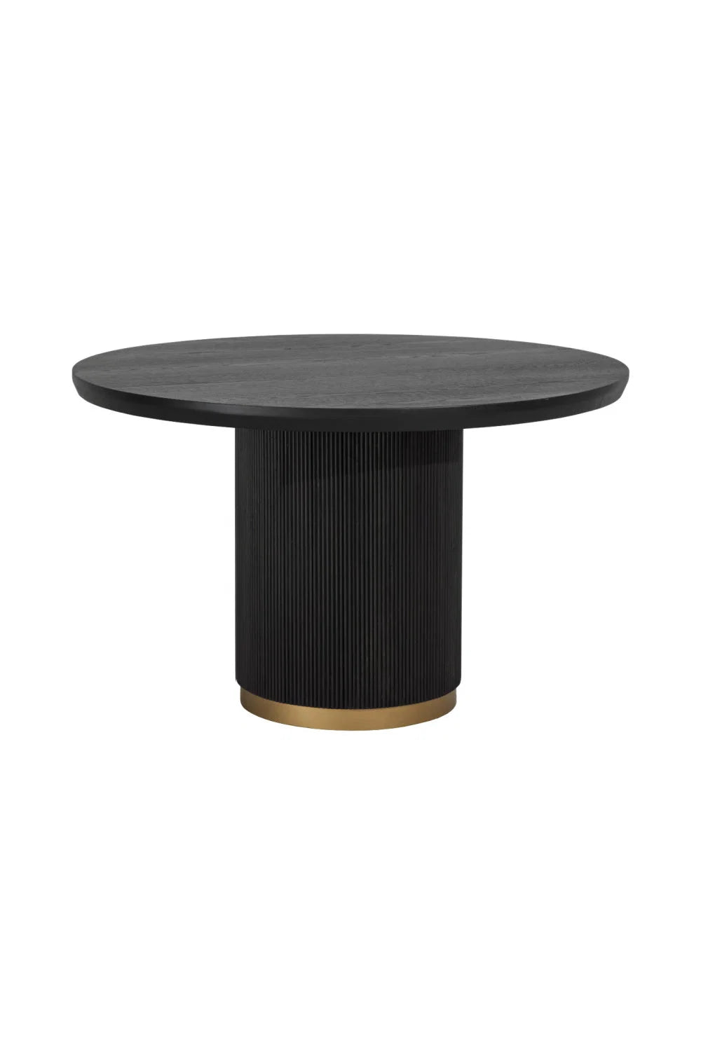 Luxury Round Oak Dining Table Modern Italian Style for Villa