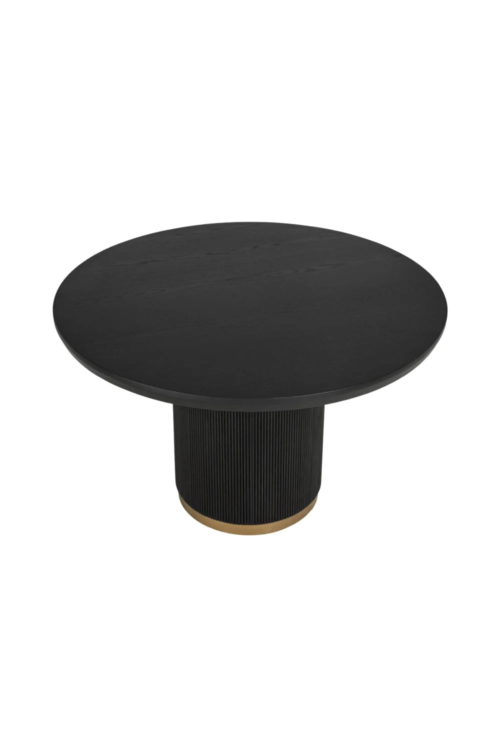 Luxury Round Oak Dining Table Modern Italian Style for Villa