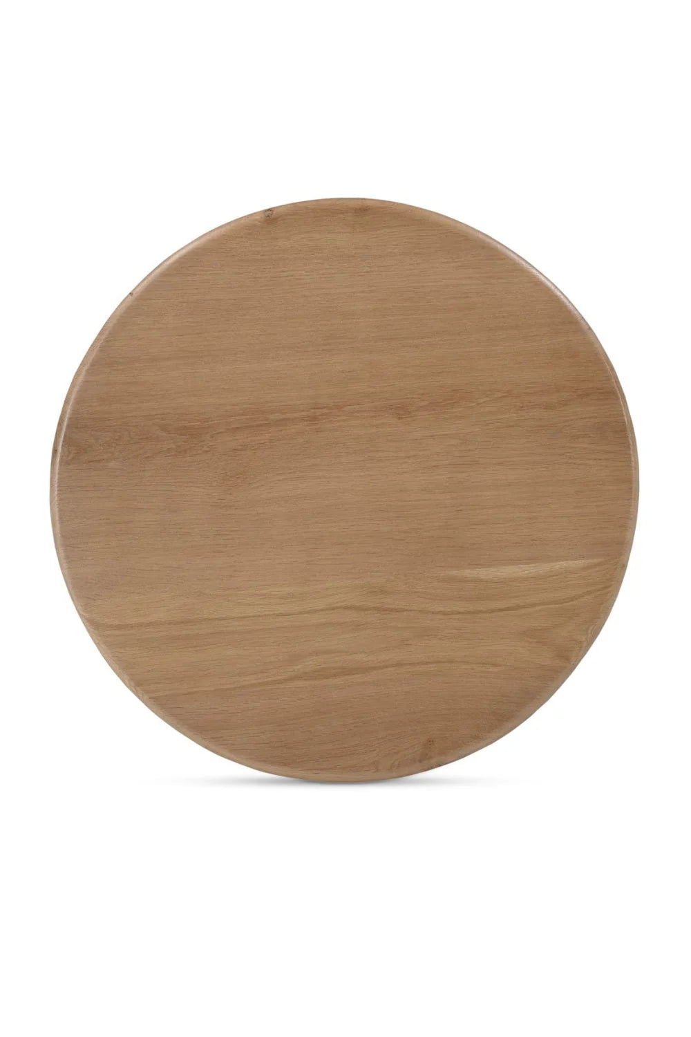 Luxury Round Oak Turned Leg Coffee Table Modern Italian Style for Villa