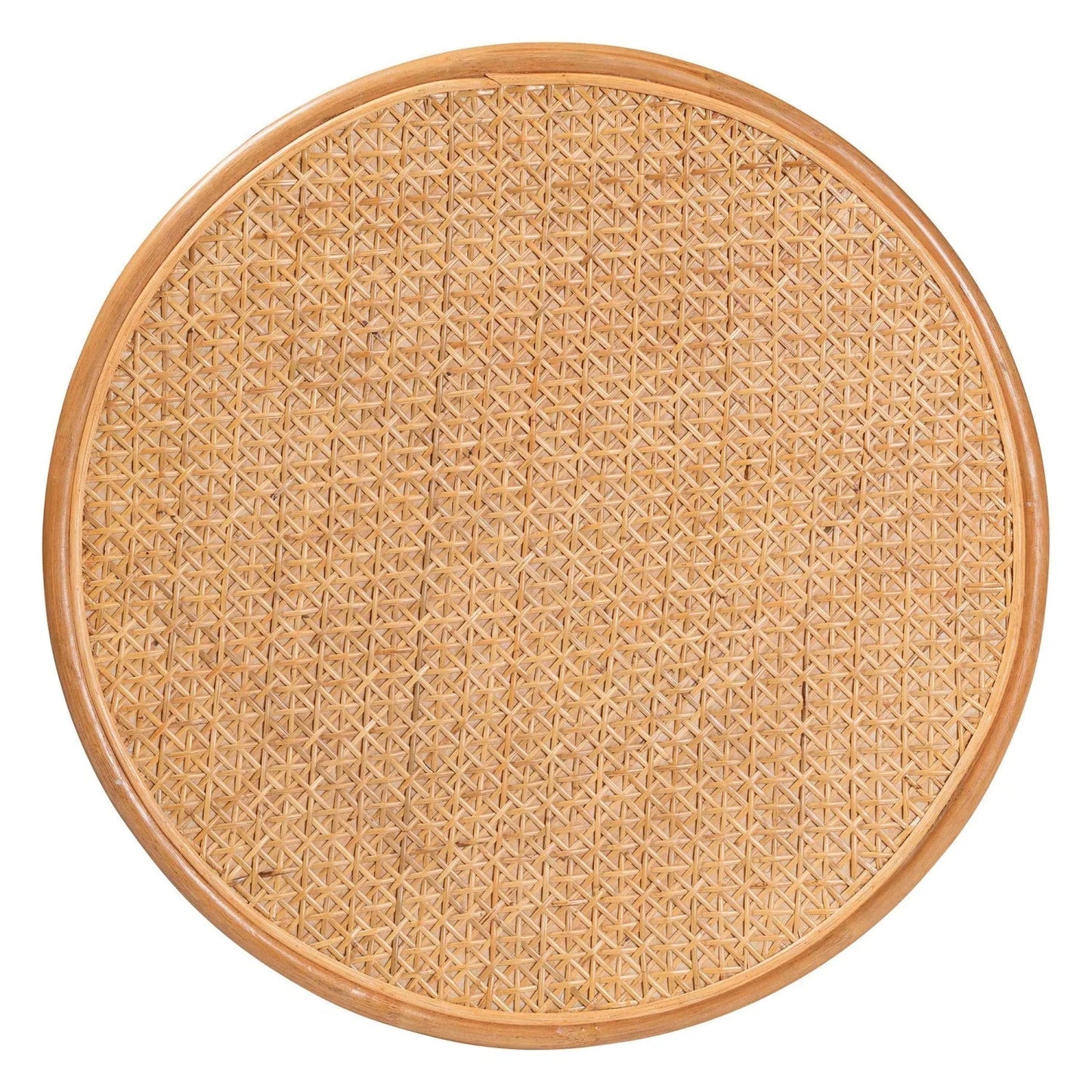 Luxury Round Rattan Peel Coffee Table Modern Italian Style for Villa