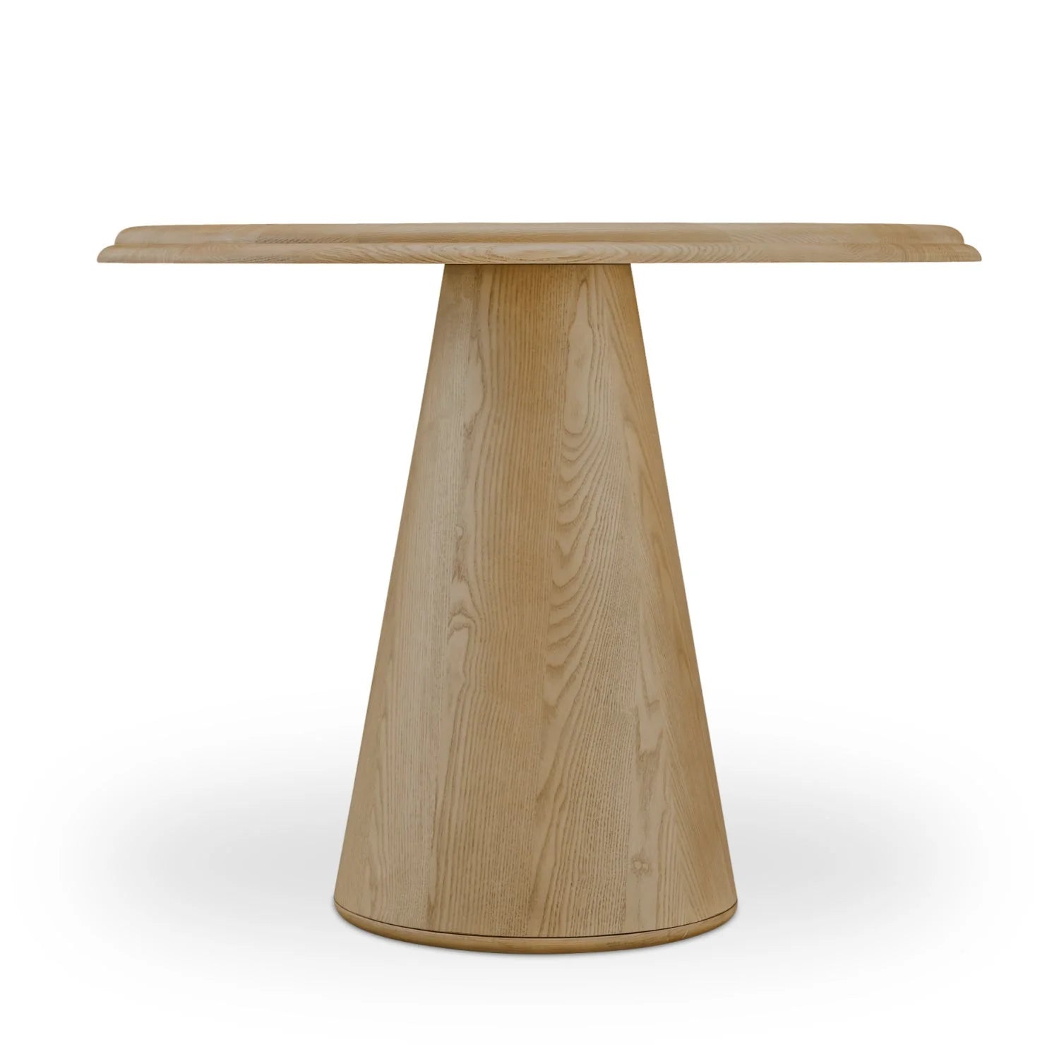 Luxury Round Solid Ash Dining Table Modern Italian Style for Villa