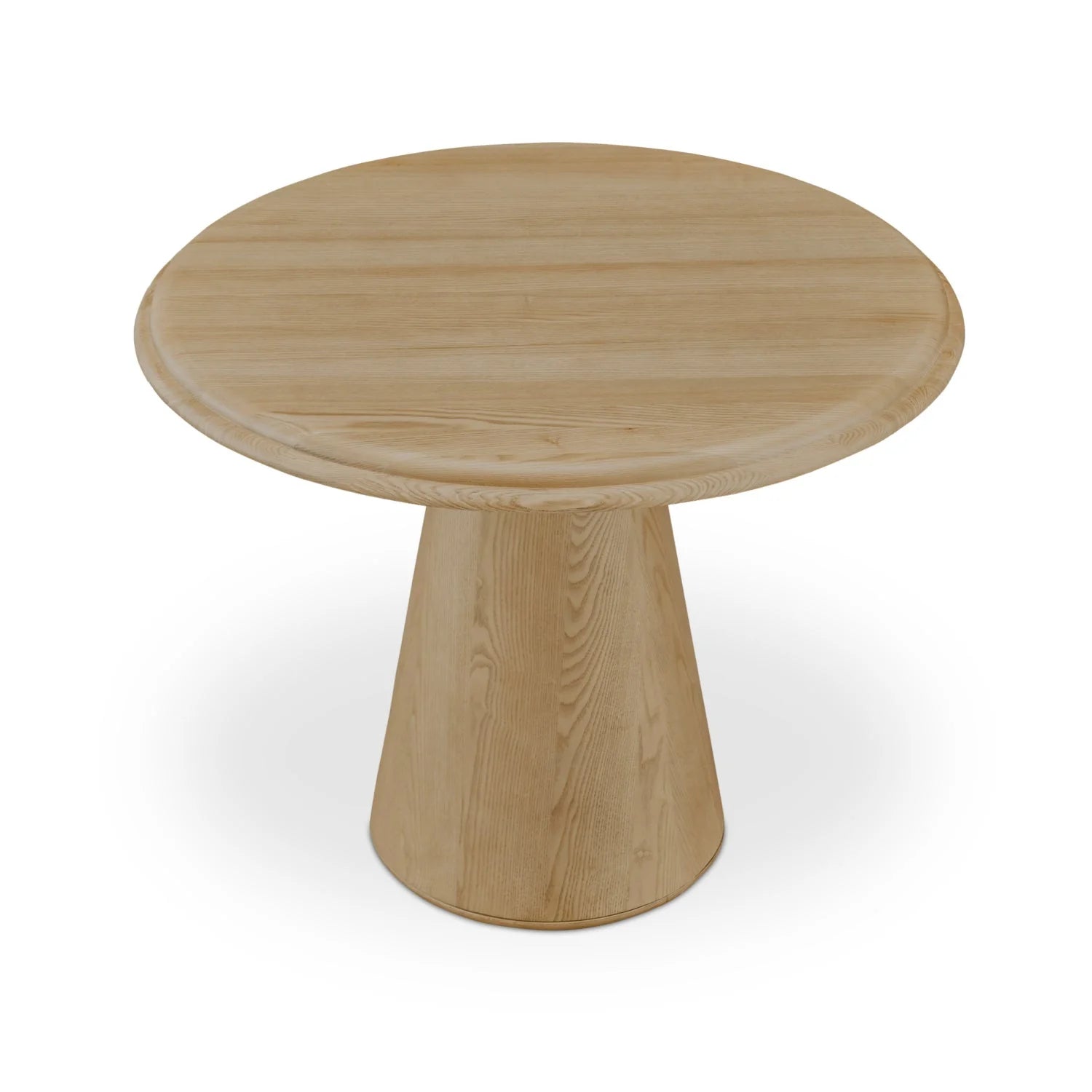 Luxury Round Solid Ash Dining Table Modern Italian Style for Villa