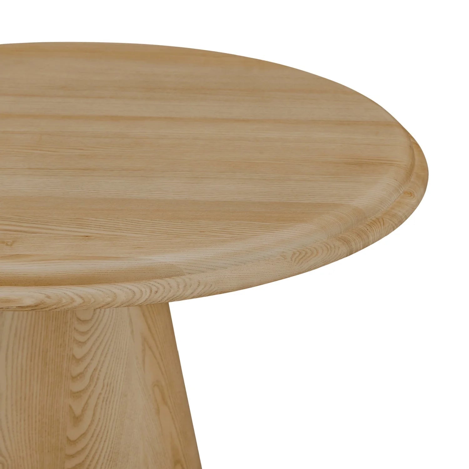 Luxury Round Solid Ash Dining Table Modern Italian Style for Villa