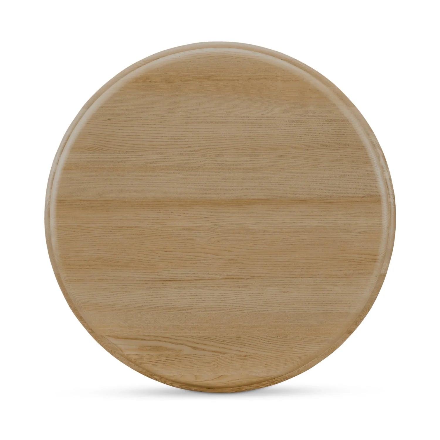 Luxury Round Solid Ash Dining Table Modern Italian Style for Villa