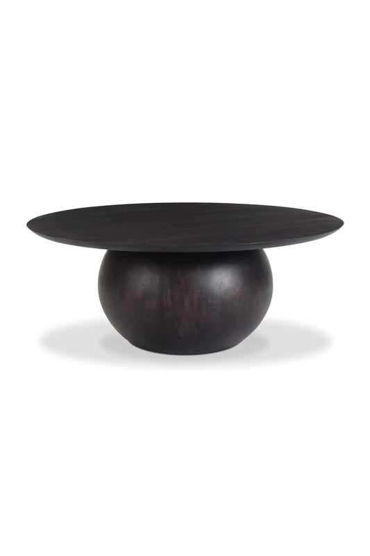 Luxury Round Solid Wood Coffee Table Modern Italian Style for Villa