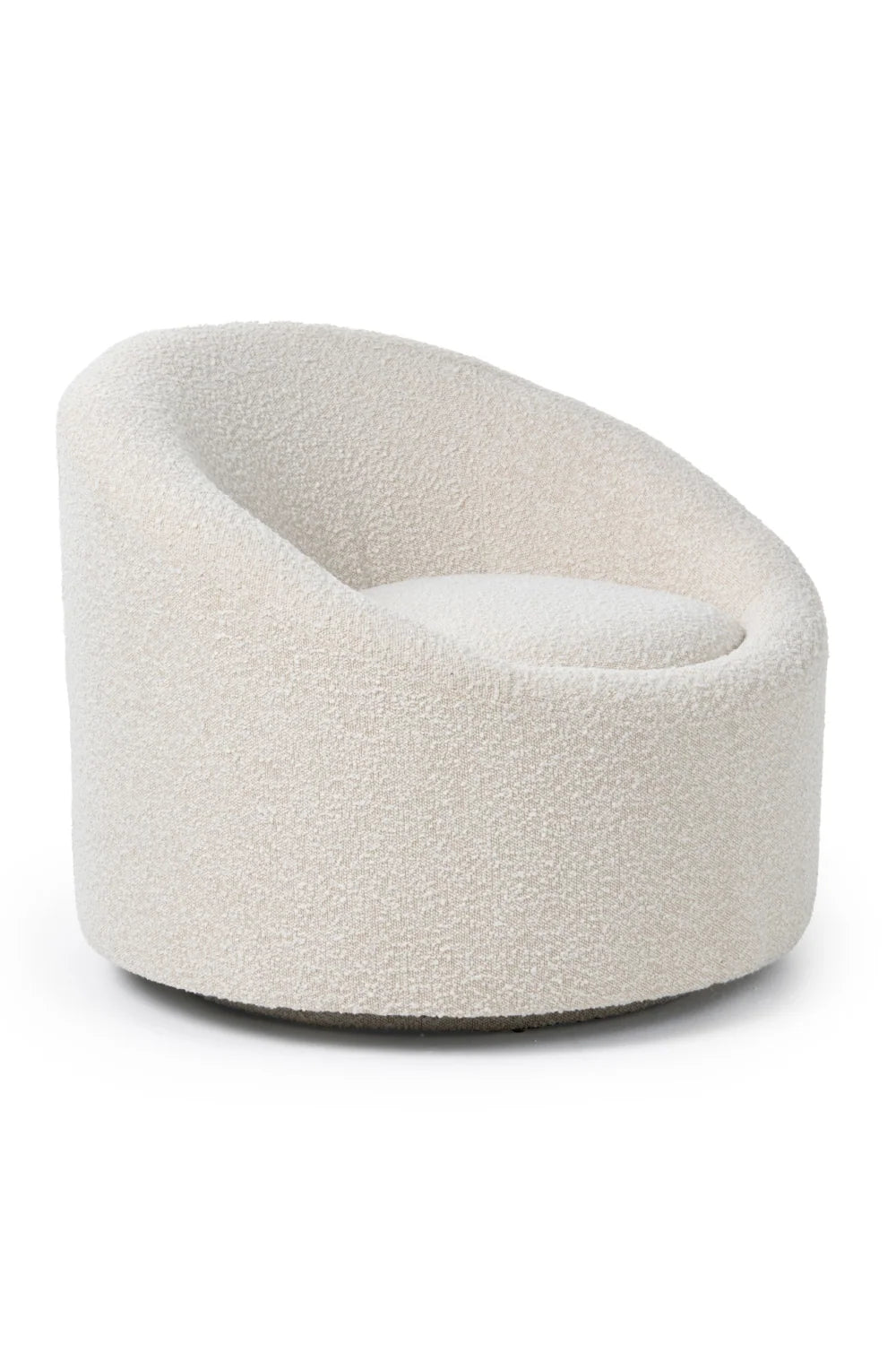 Luxury Round Swivel Accent Chair European Style for Villa