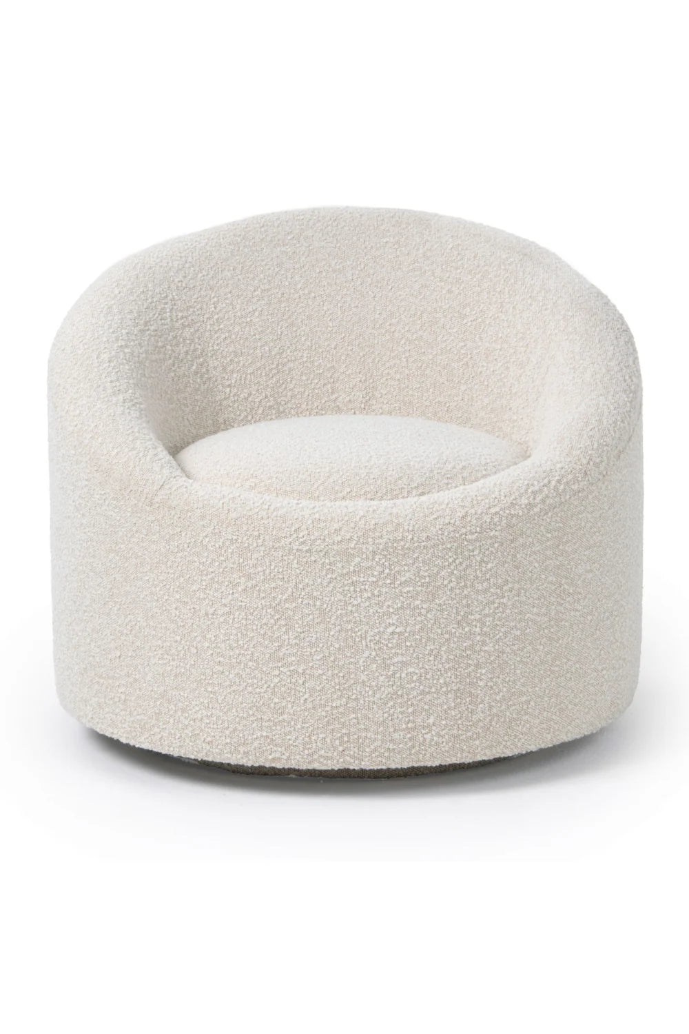 Luxury Round Swivel Accent Chair European Style for Villa