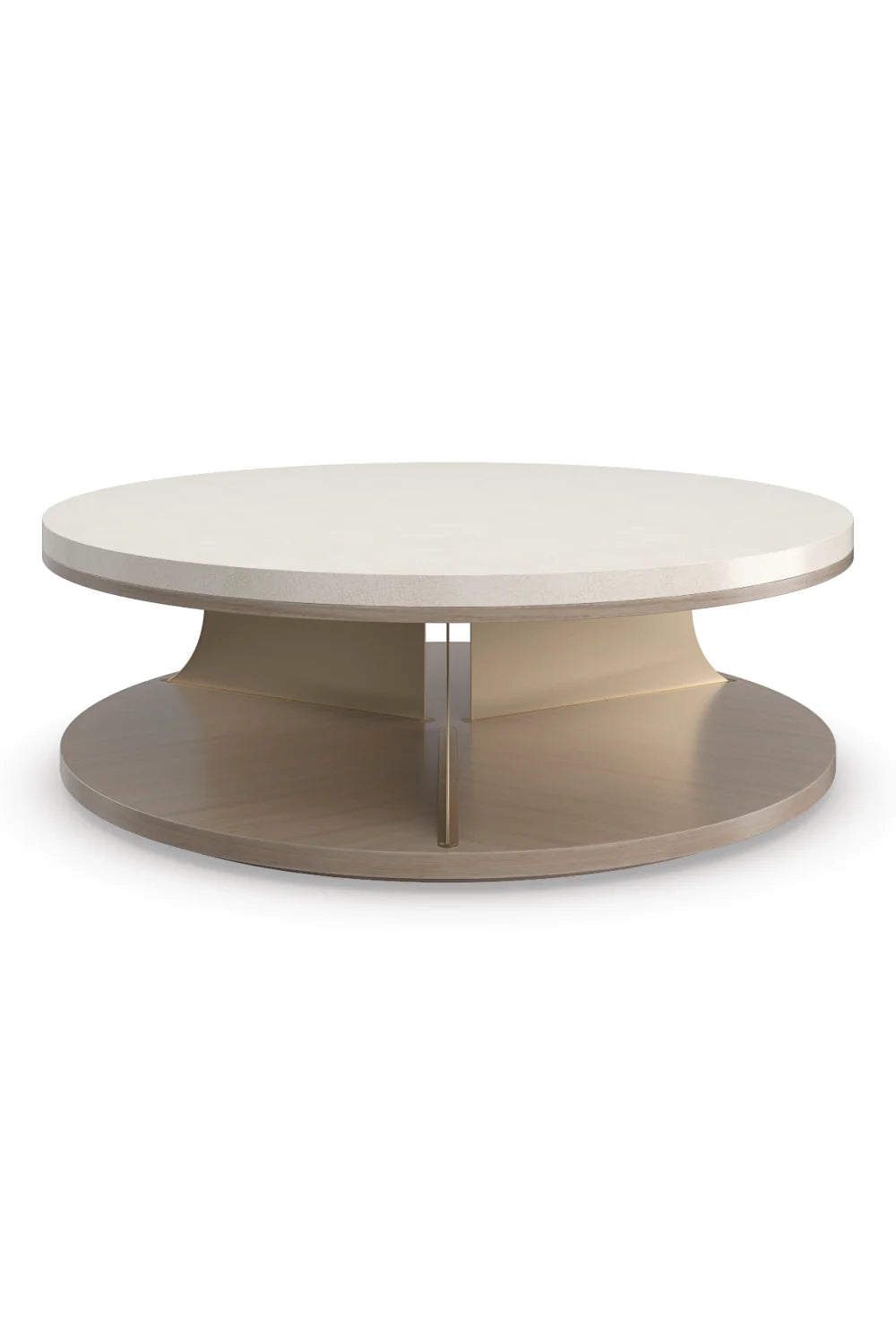 Luxury Round Swivel Cocktail Table Modern Italian Style for Villa