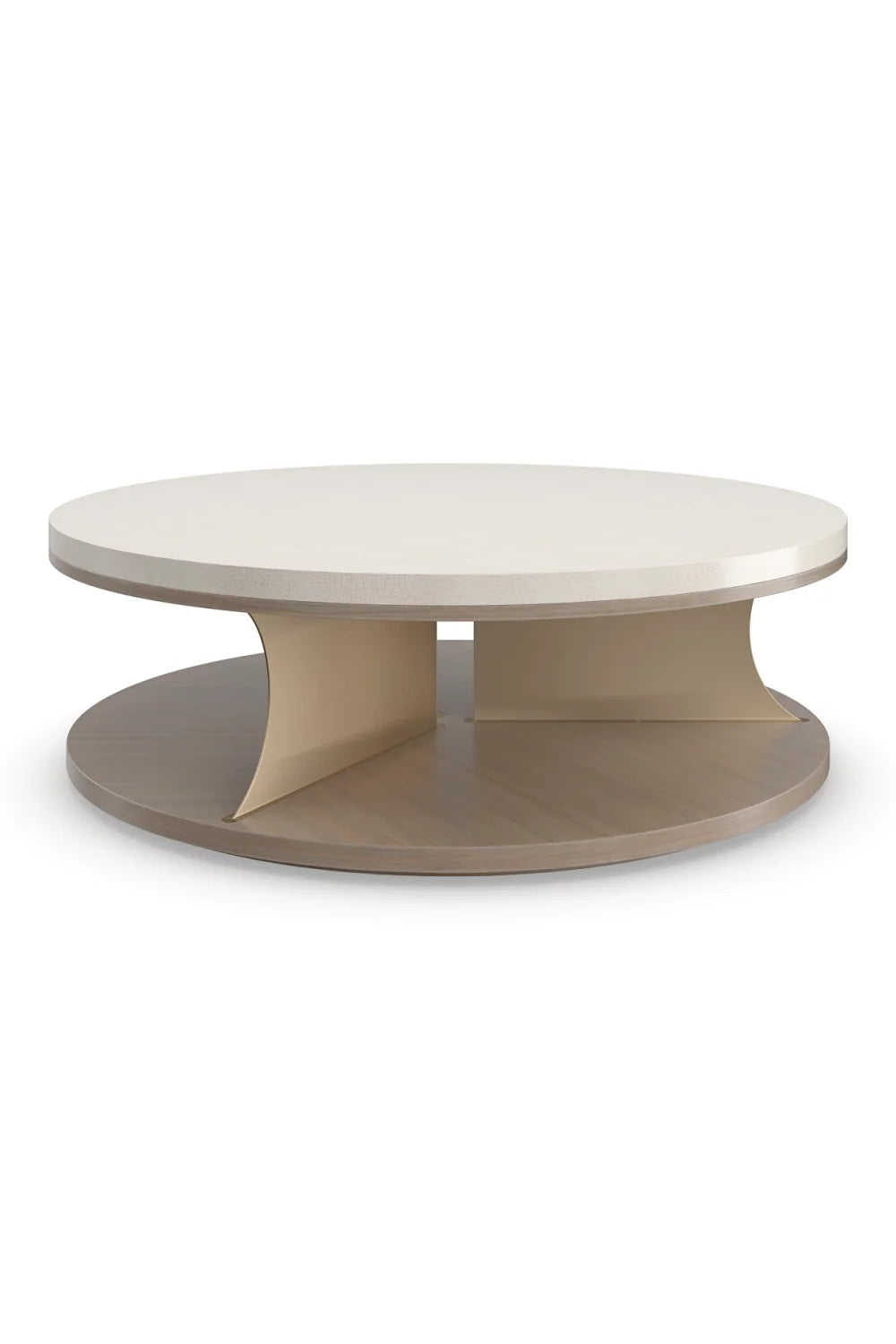 Luxury Round Swivel Cocktail Table Modern Italian Style for Villa