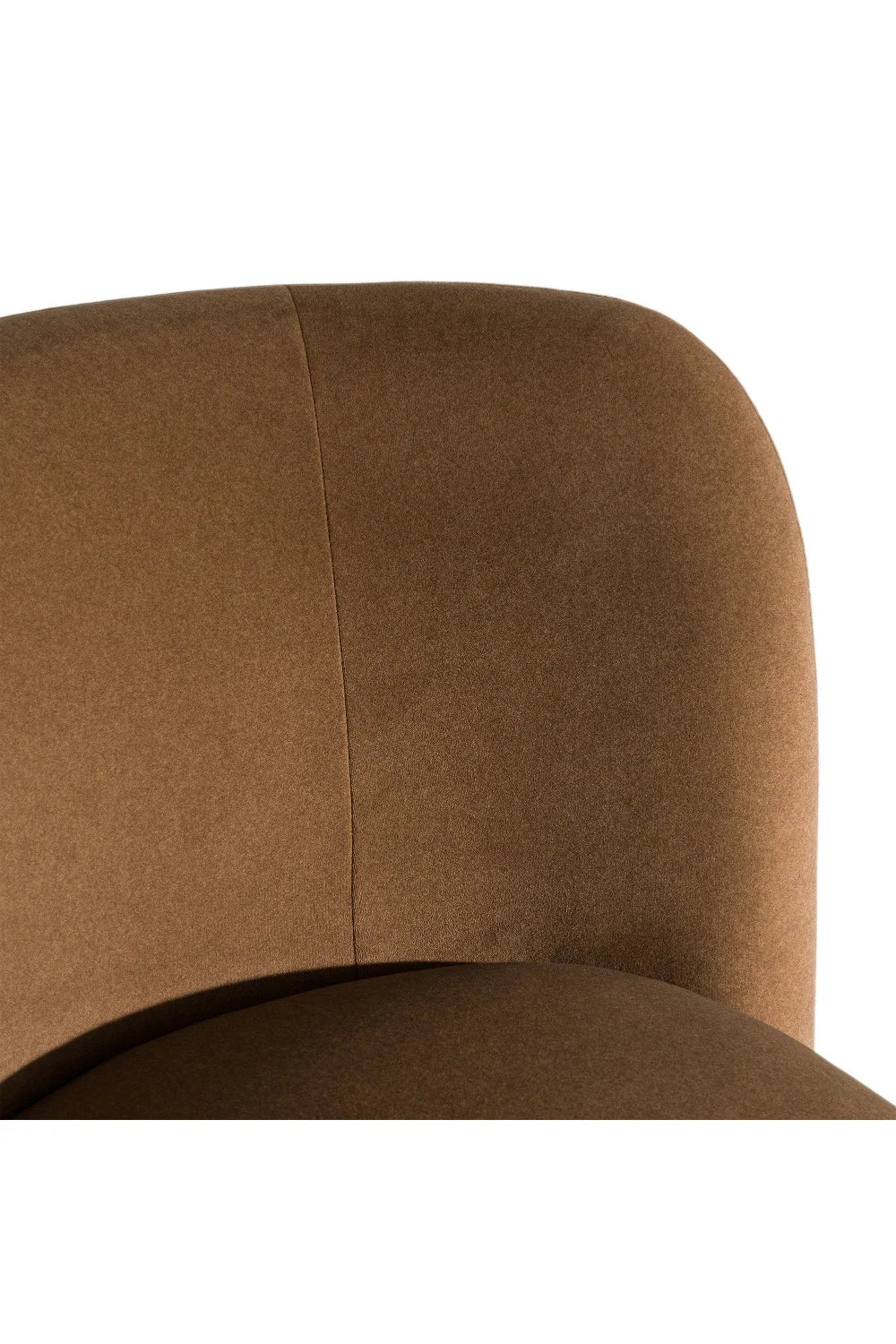 Luxury Round Swivel Fabric Modern Dining Chair European Style for Villa