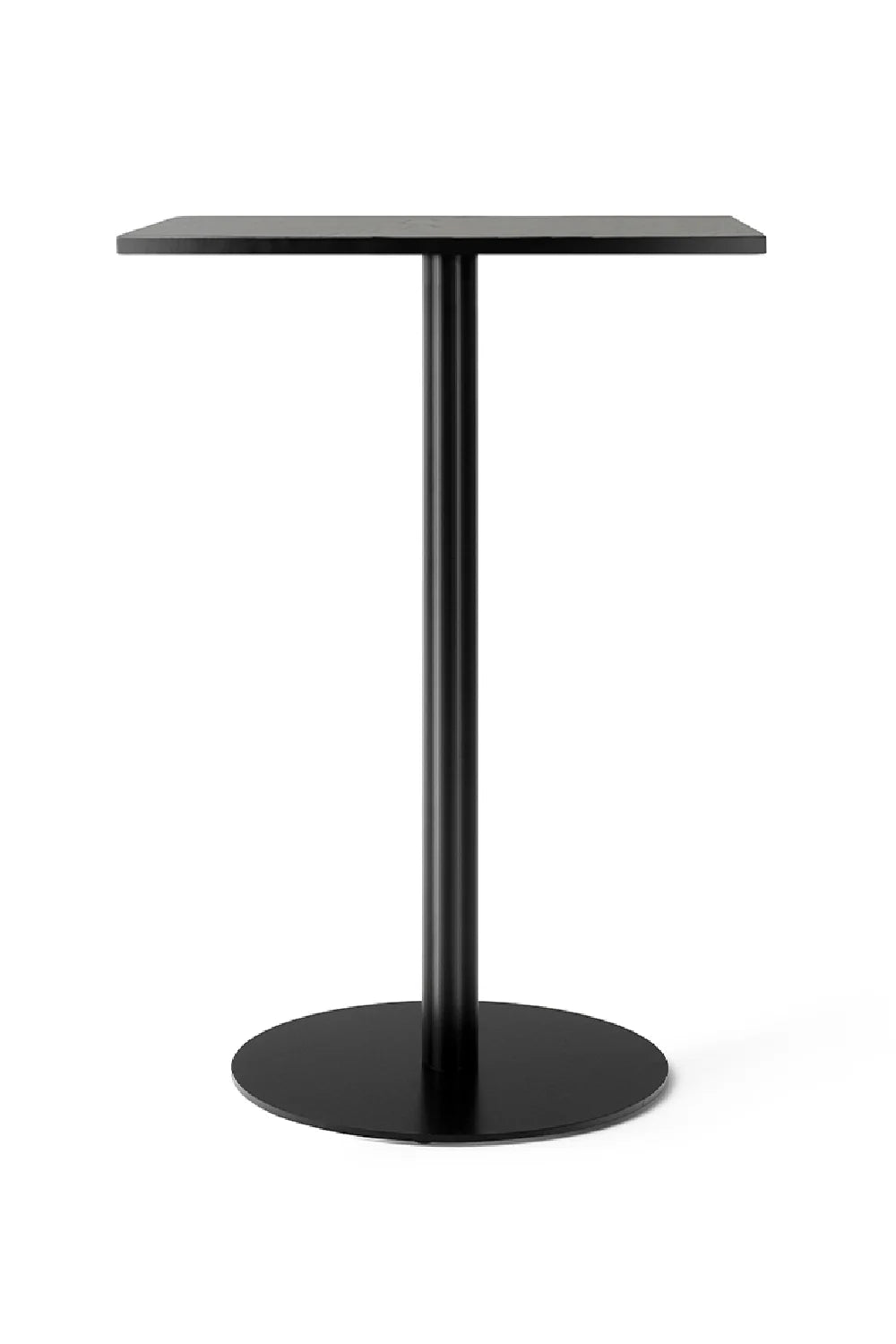 Luxury Round Top Column Counter Table Modern Italian Style for Villa