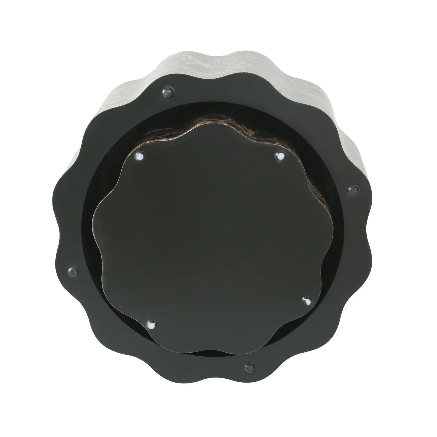 Luxury Round Walnut Coffee Tables Modern Italian Style for Villa