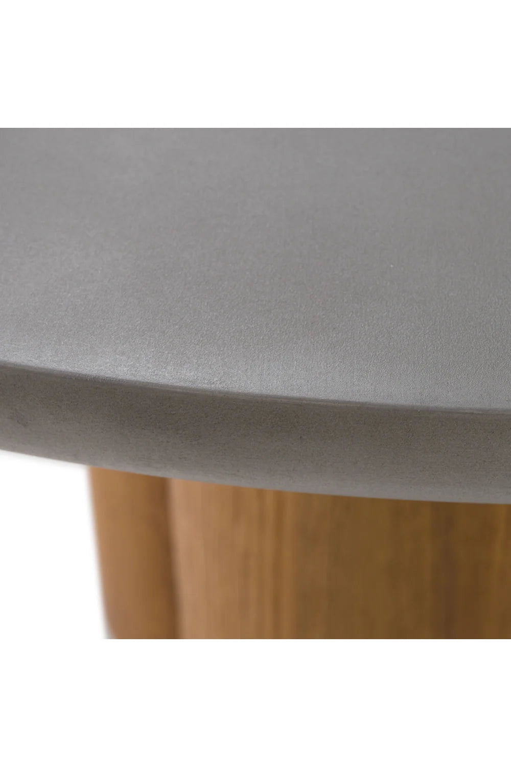 Luxury Round Walnut Veneer Dining Table Modern Italian Style for Villa
