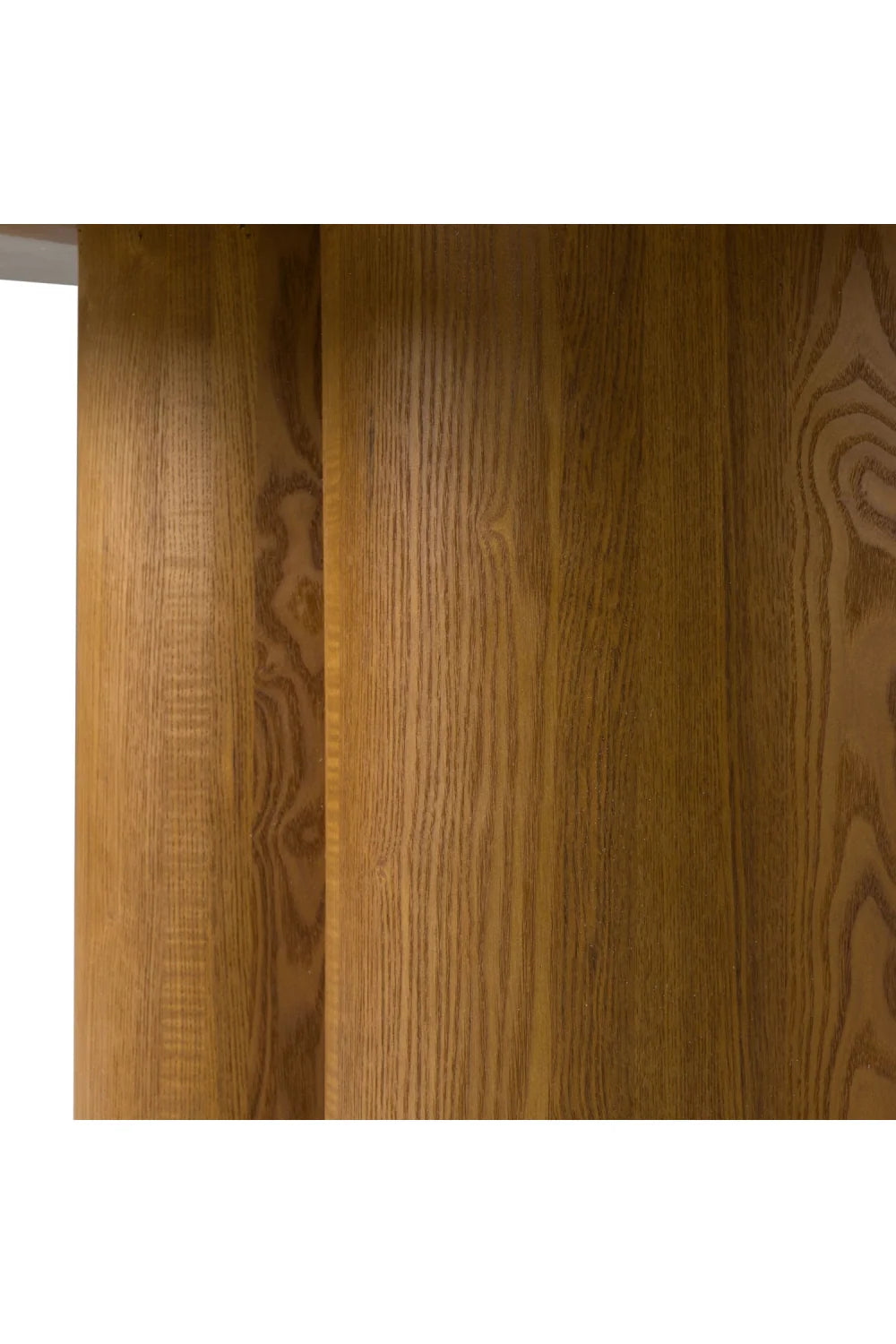 Luxury Round Walnut Veneer Dining Table Modern Italian Style for Villa