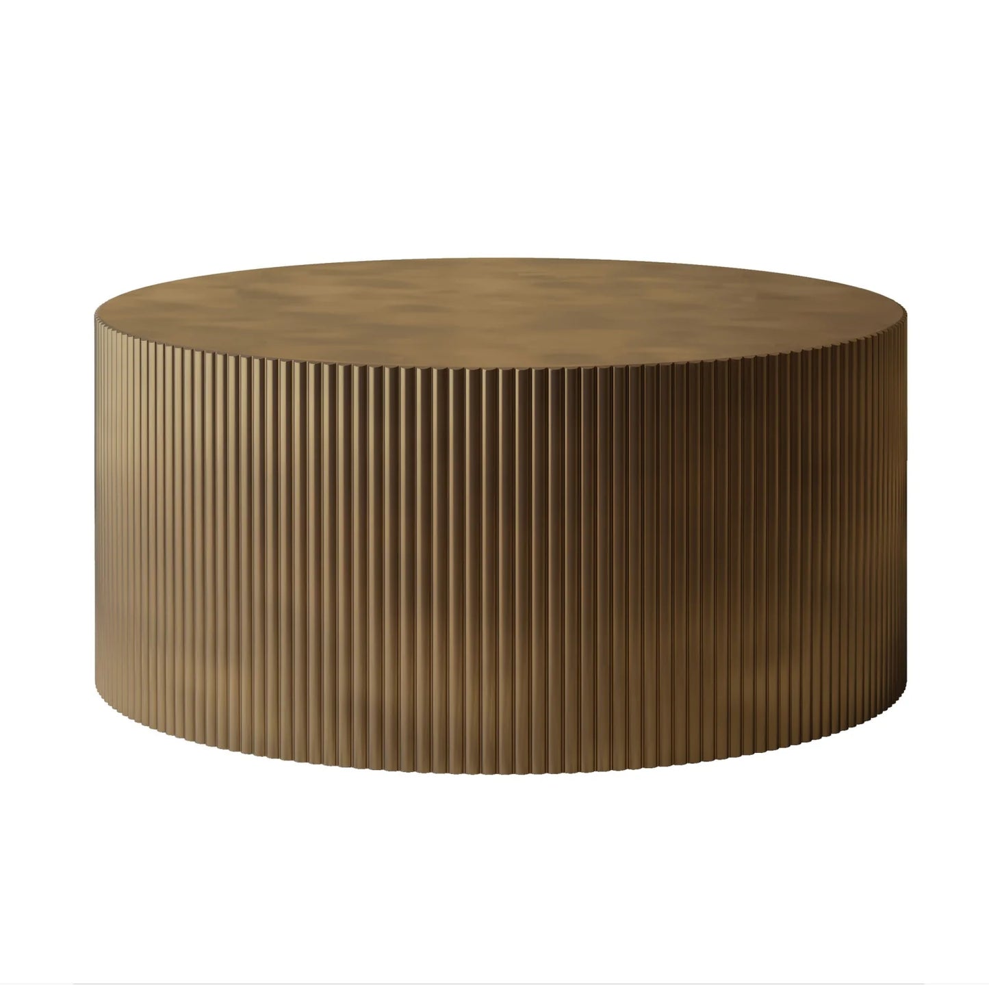 Luxury Round Wood Coffee Table Modern Italian Style for Villa