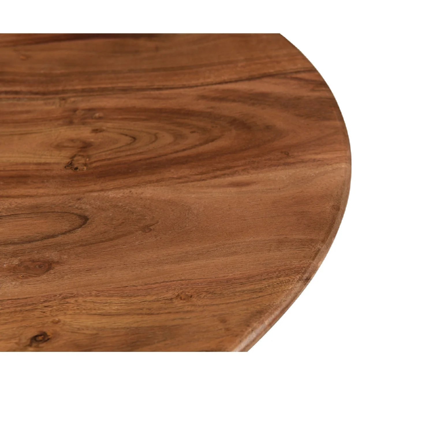 Luxury Round Wood Coffee Table Modern Italian Style for Villa