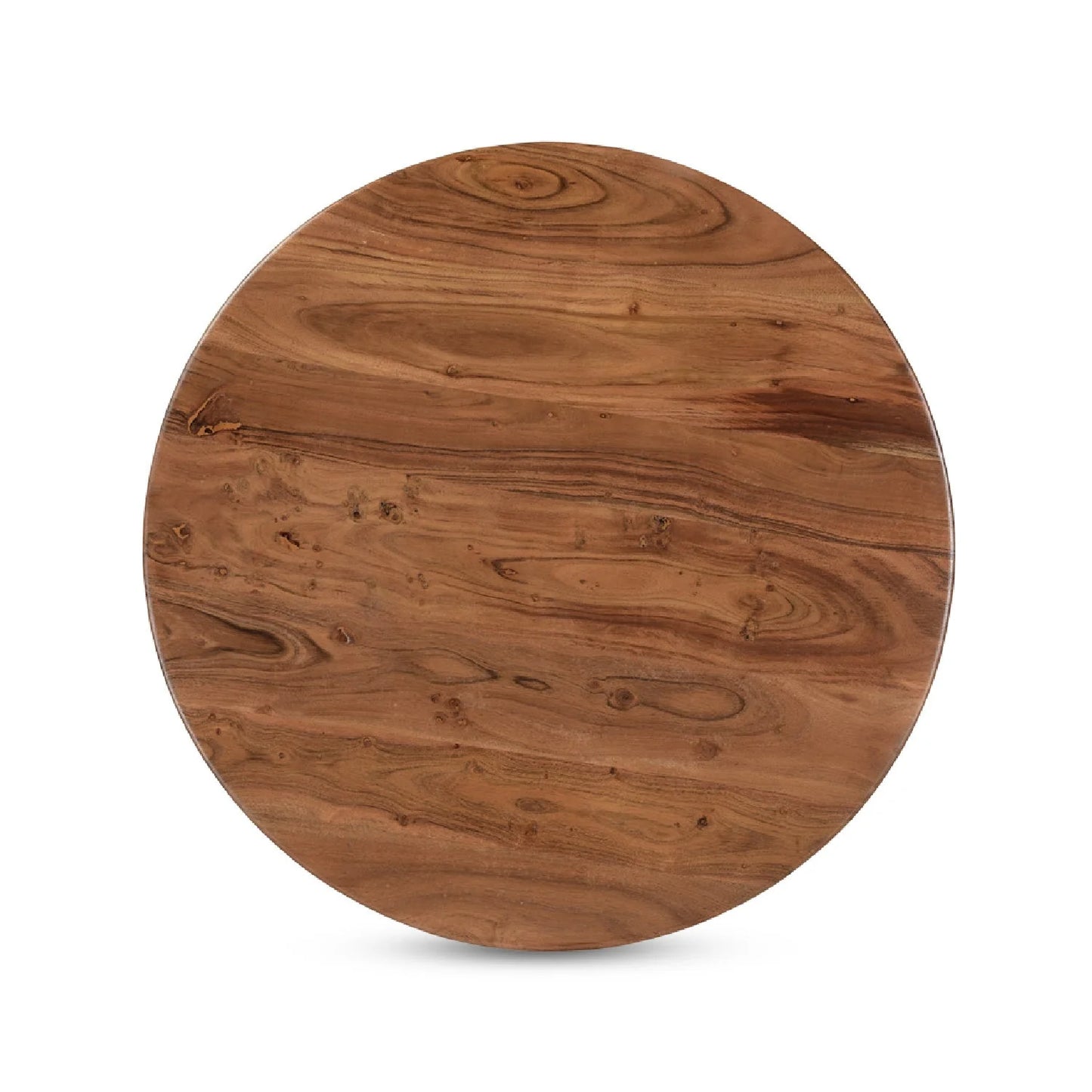 Luxury Round Wood Coffee Table Modern Italian Style for Villa