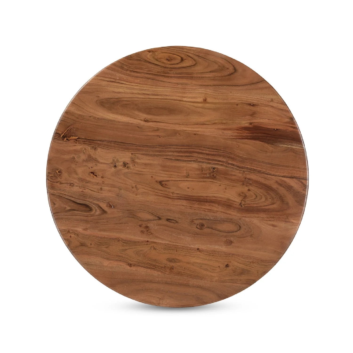 Luxury Round Wood Coffee Table Modern Italian Style for Villa