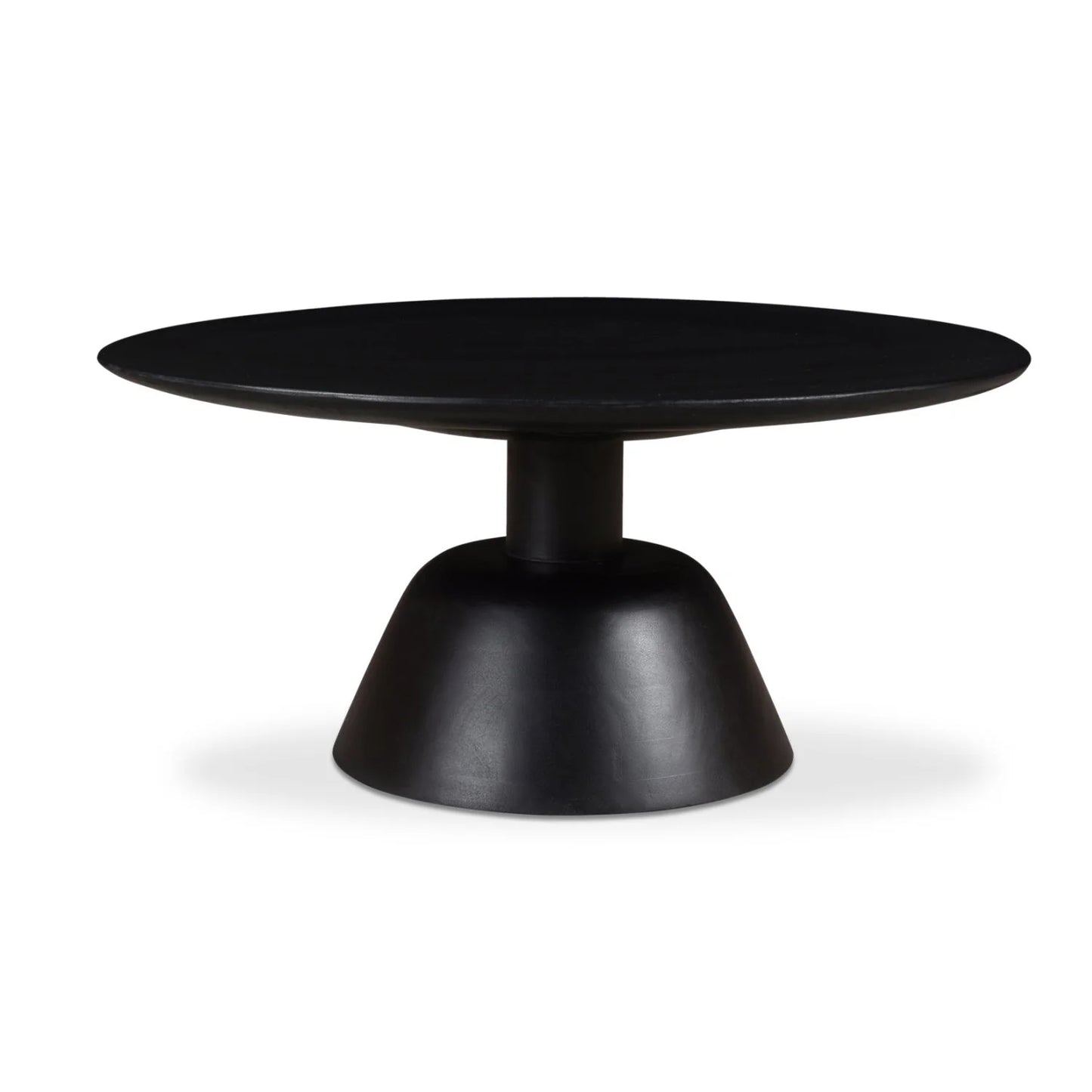 Luxury Round Wood Coffee Table Modern Italian Style for Villa