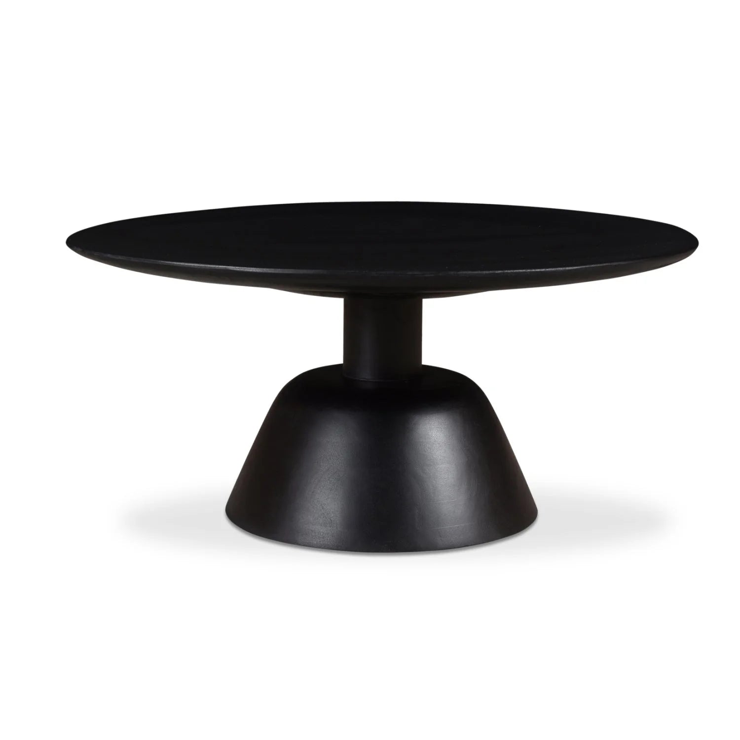 Luxury Round Wood Coffee Table Modern Italian Style for Villa