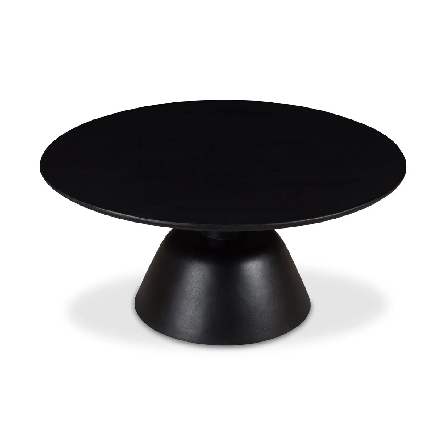 Luxury Round Wood Coffee Table Modern Italian Style for Villa