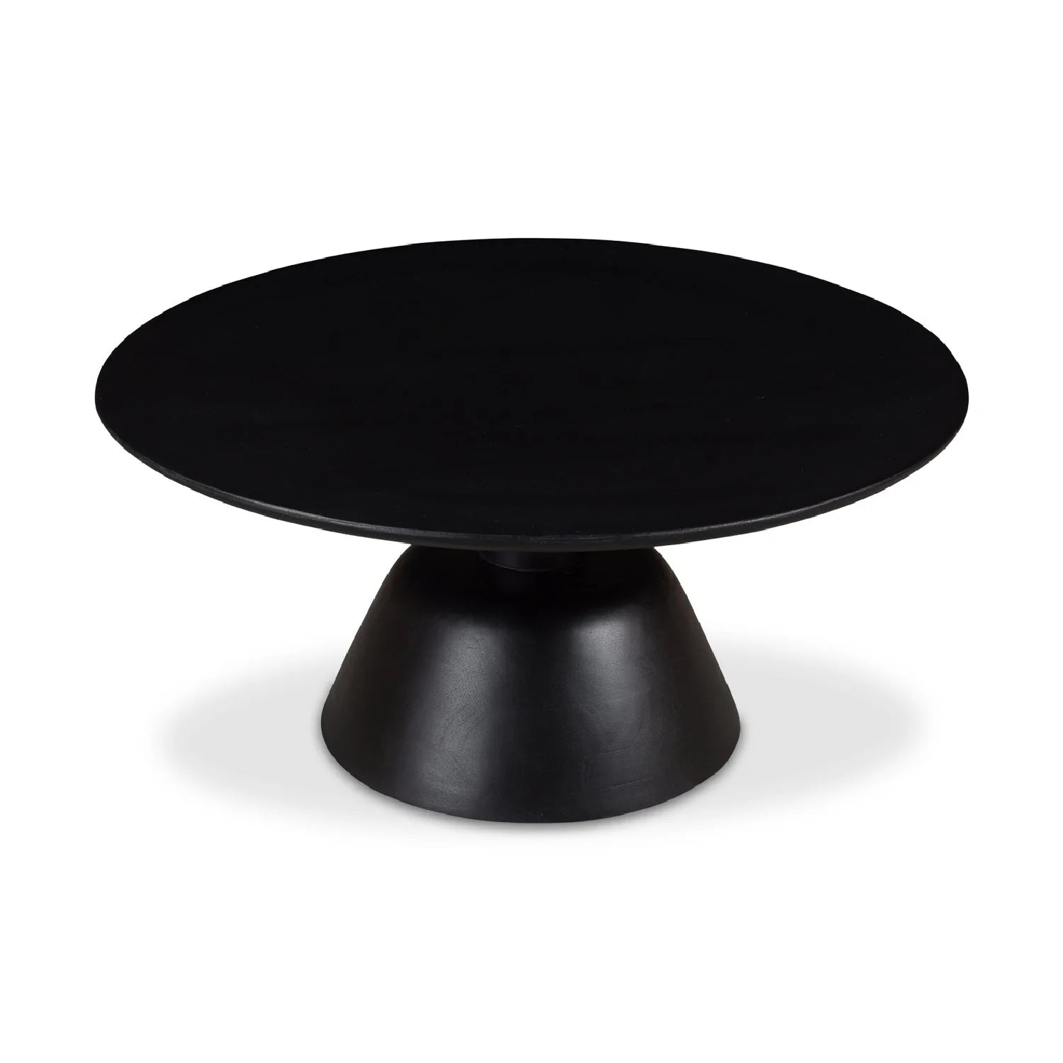 Luxury Round Wood Coffee Table Modern Italian Style for Villa