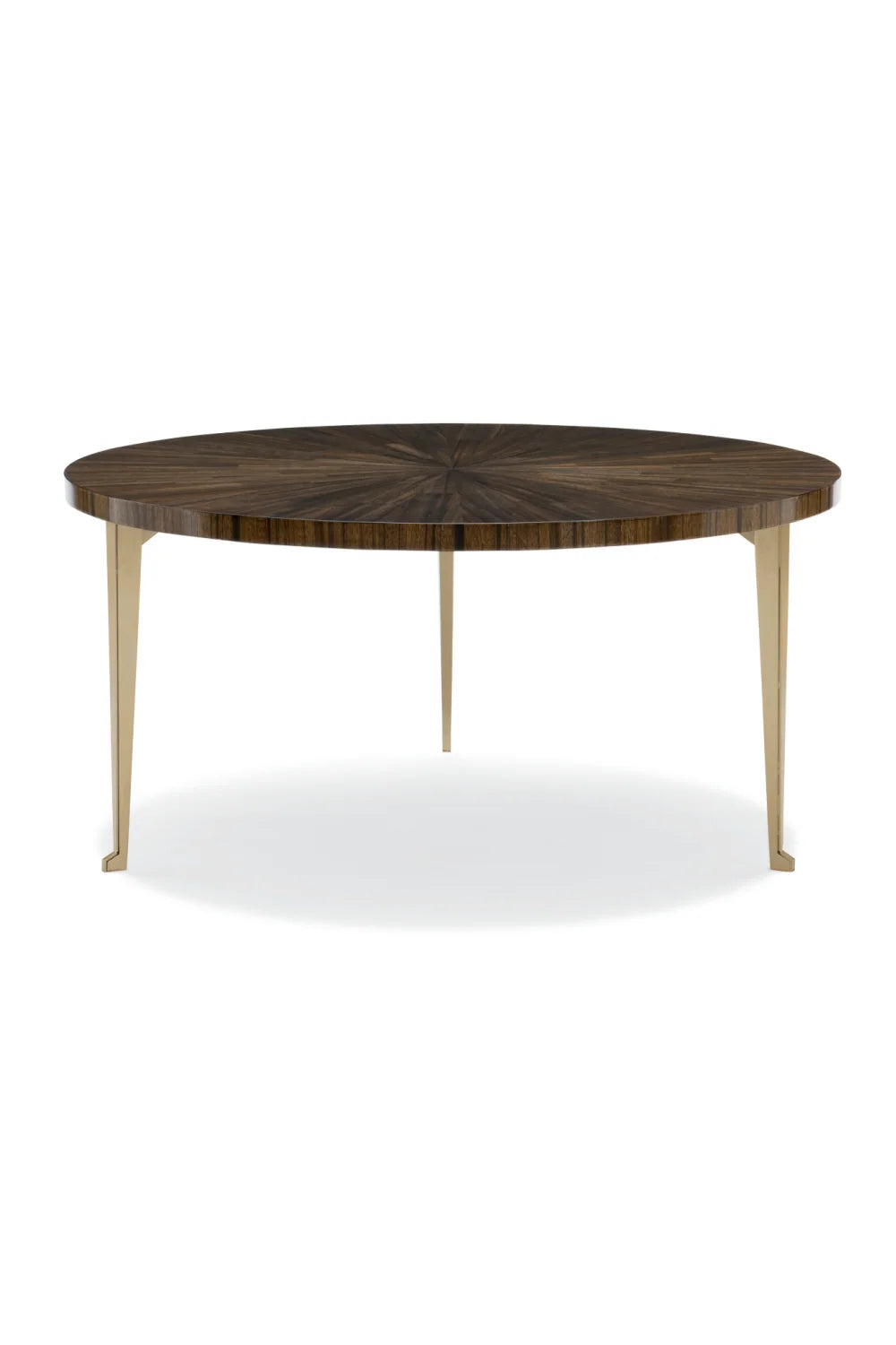 Luxury Round Wooden Coffee Table Modern Italian Style for Villa