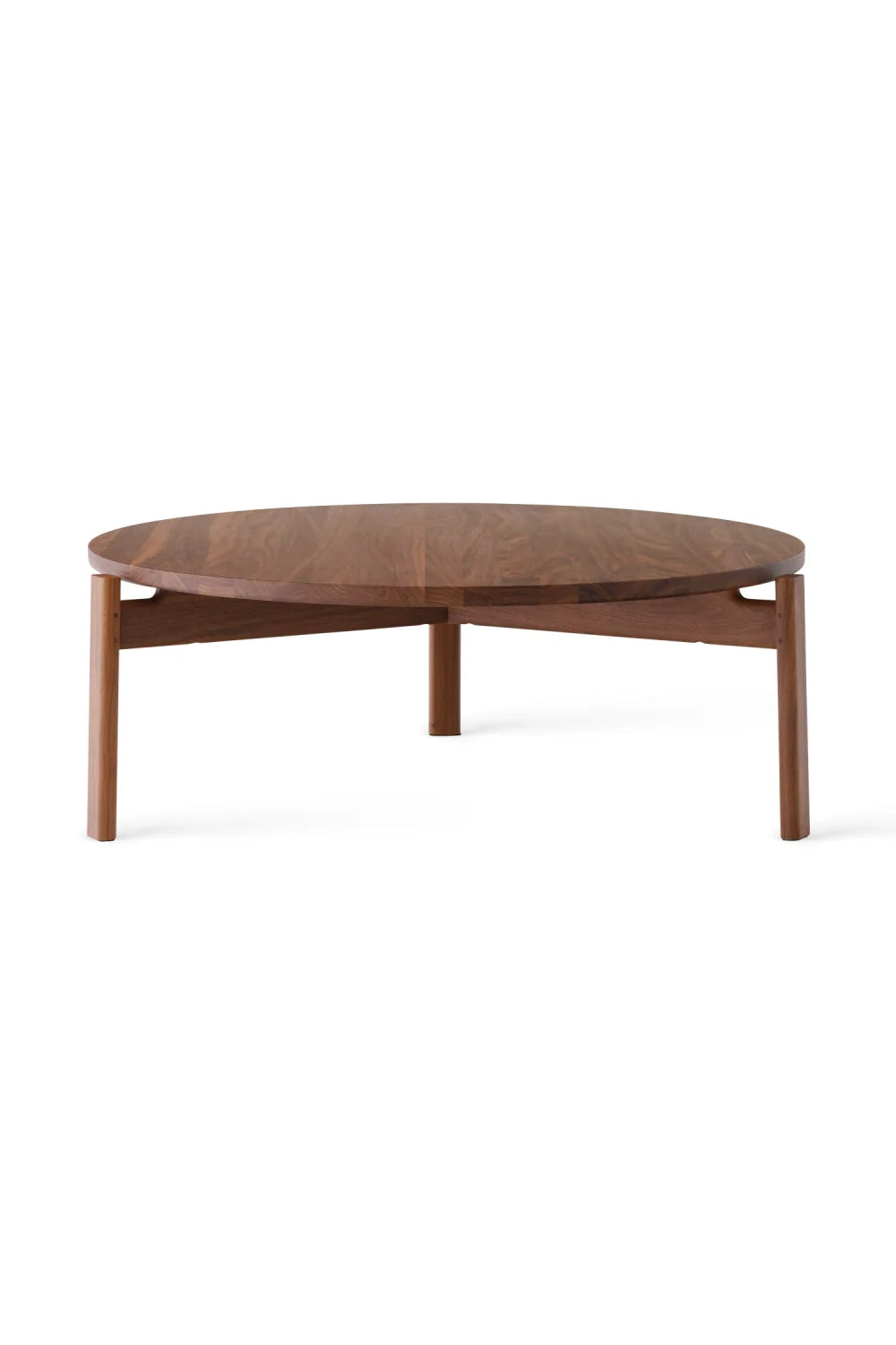 Luxury Round Wooden Coffee Table Modern Italian Style for Villa