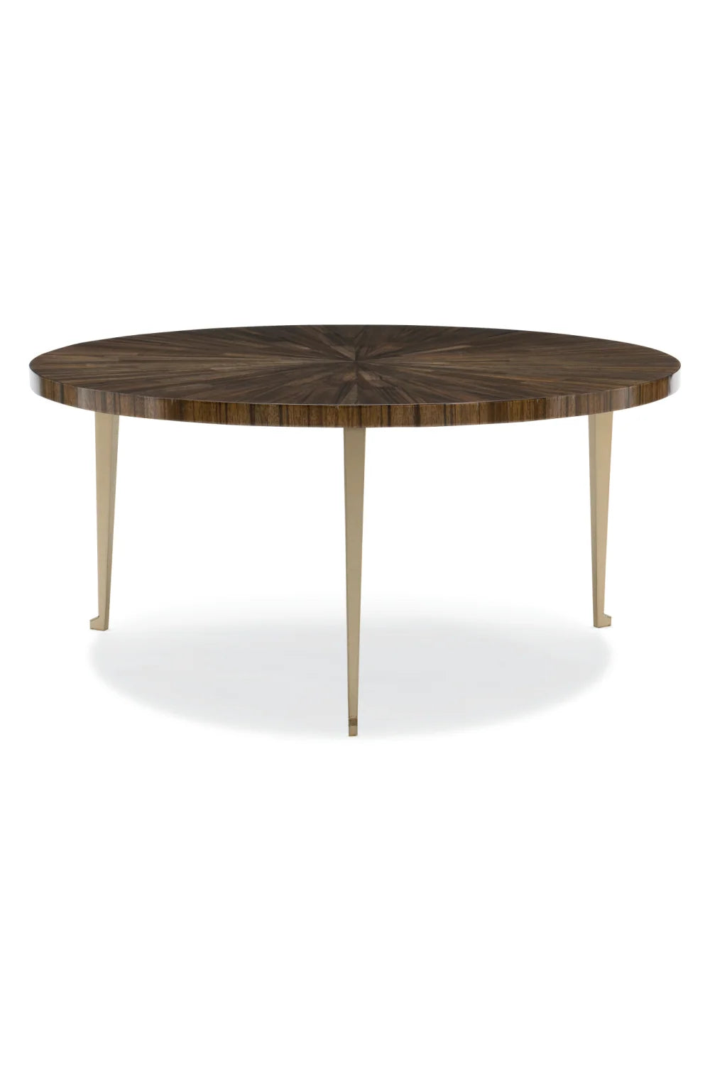Luxury Round Wooden Coffee Table Modern Italian Style for Villa
