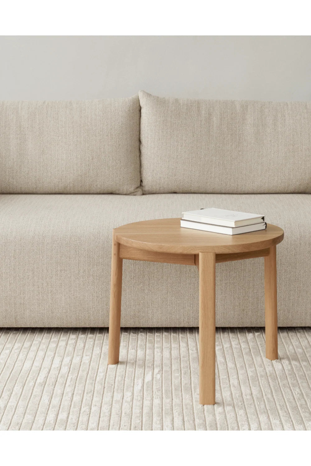 Luxury Round Wooden Coffee Table Modern Italian Style for Villa
