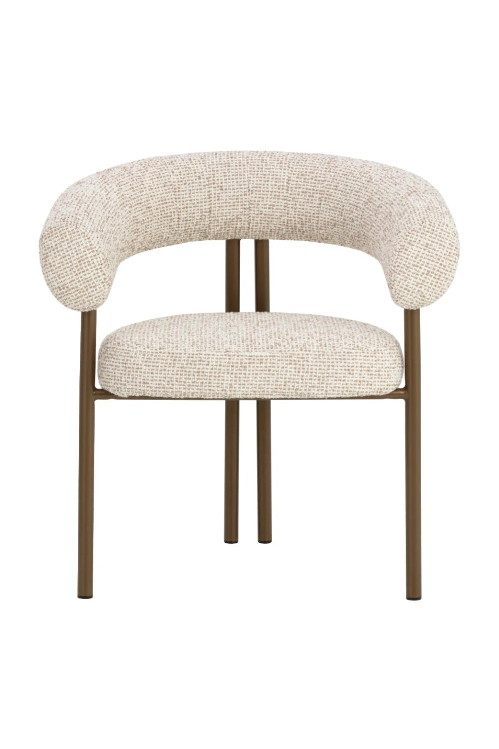 Luxury Rounded Modern Dining Chair European Style for Villa