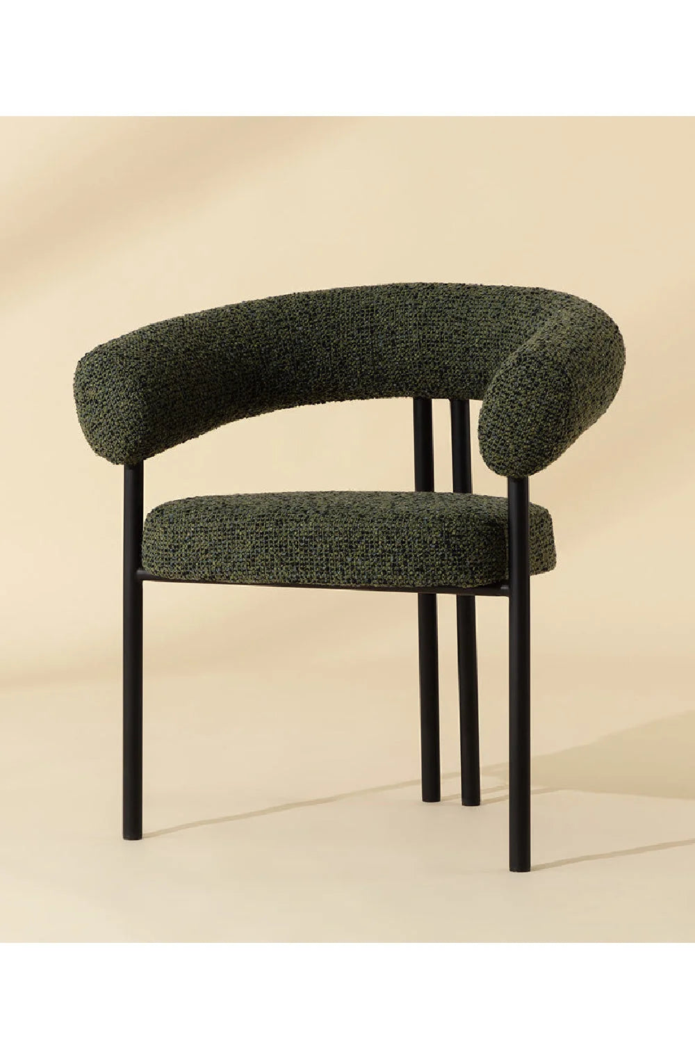 Luxury Rounded Modern Dining Chair European Style for Villa