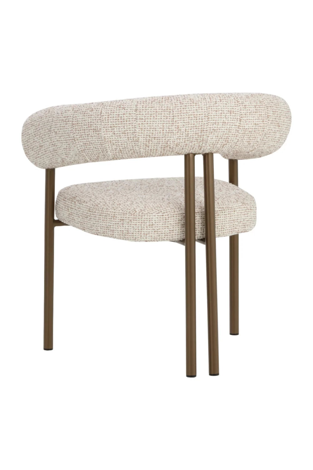 Luxury Rounded Modern Dining Chair European Style for Villa