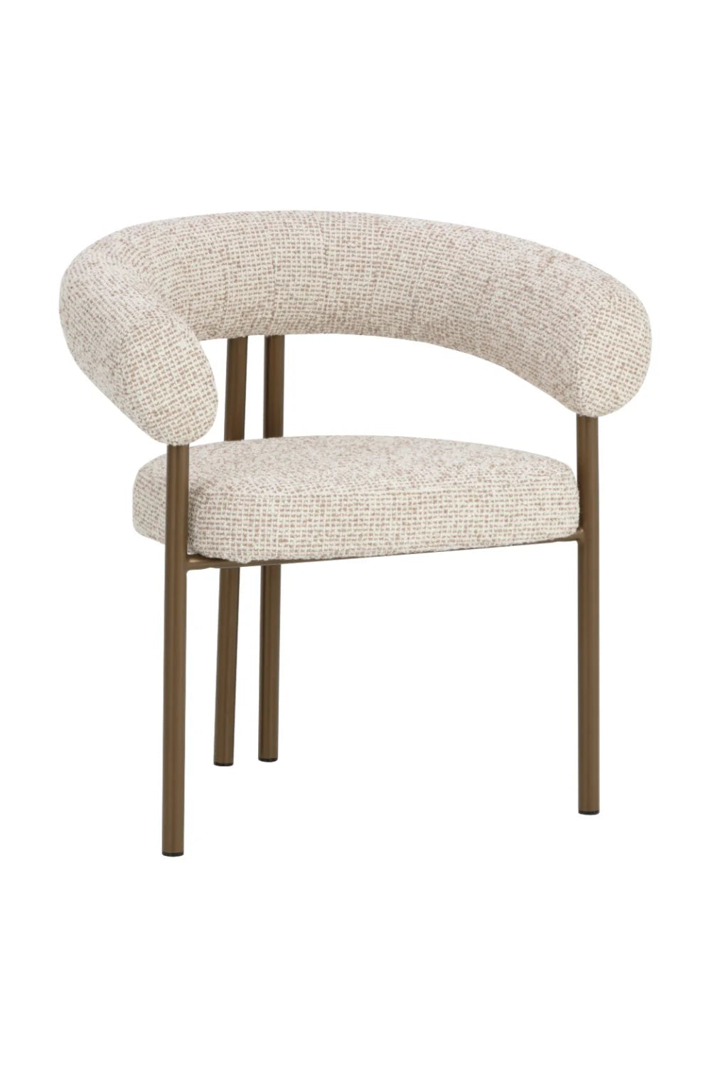 Luxury Rounded Modern Dining Chair European Style for Villa