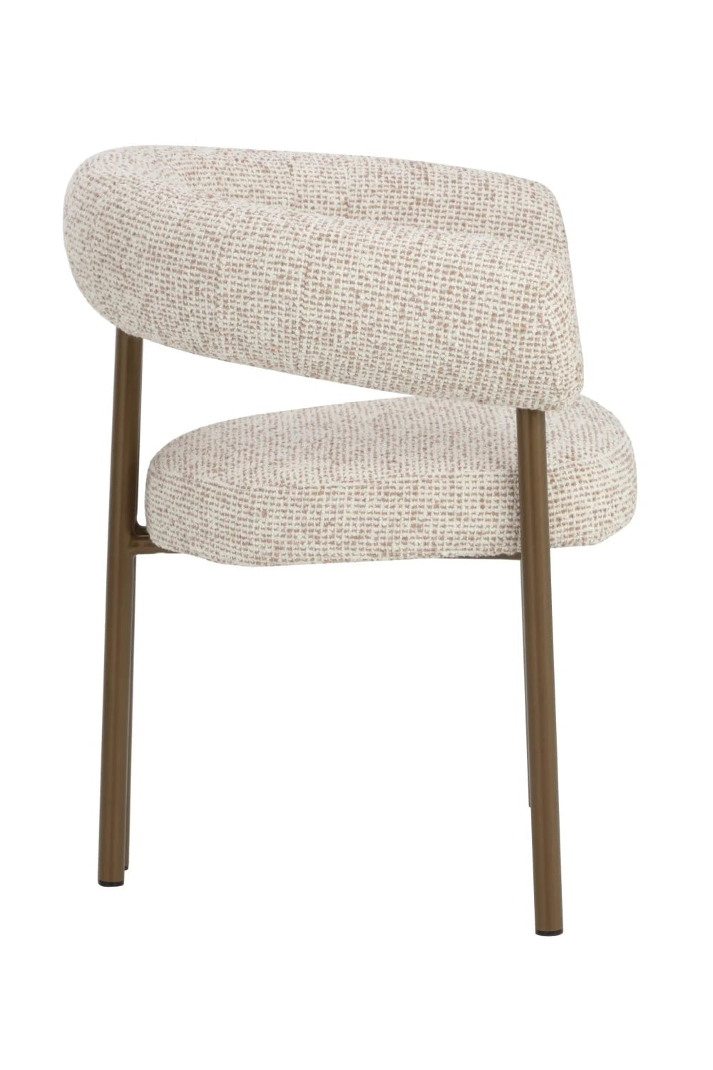 Luxury Rounded Modern Dining Chair European Style for Villa