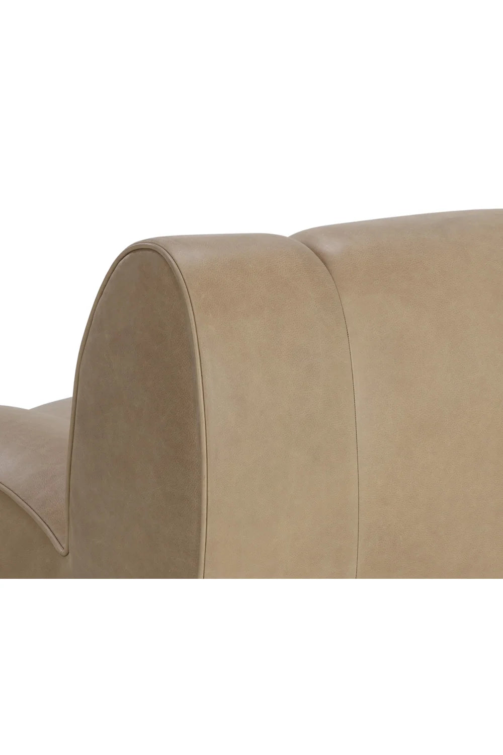 Luxury Rounded Swivel Lounge Chair Modern Italian Style for Villa