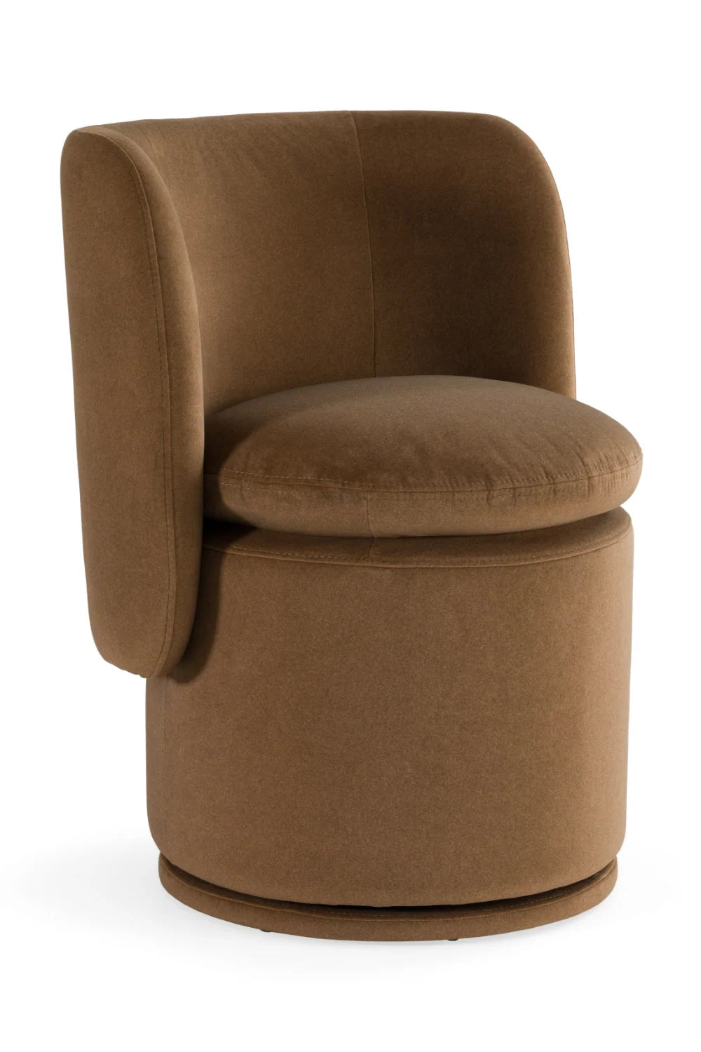 Luxury Rounded Swivel Modern Dining Chair European Style for Villa