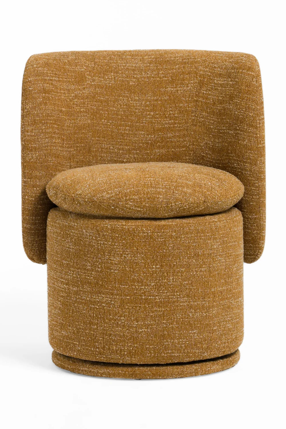 Luxury Rounded Swivel Modern Dining Chair European Style for Villa