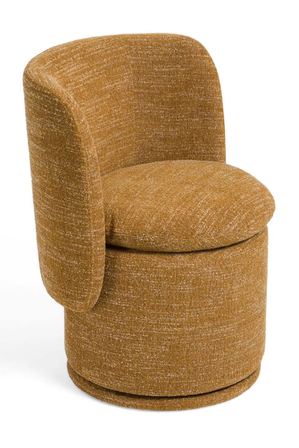 Luxury Rounded Swivel Modern Dining Chair European Style for Villa